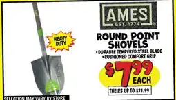 Ollie's AMES ROUND POINT SHOVELS offer