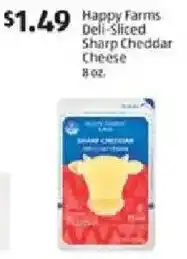 Aldi Happy Farms Deli-Sliced Sharp Cheddar Cheese offer