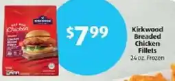Aldi Kirkwood Breaded Chicken Fillets offer