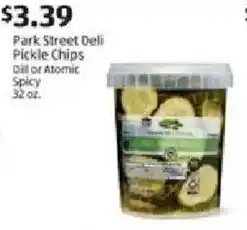 Aldi Park Street Deli Pickle Chips Dillor Atomic Spicy offer