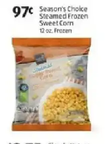Aldi Season's Choice Steamed Frozen Sweet Corn offer