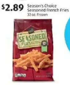 Aldi Season's Choice Seasoned French Fries offer