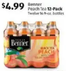 Aldi Benner Peach Tea offer