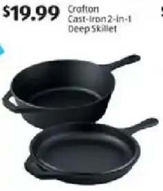 Aldi Crofton Cast-iron Deep Skillet offer