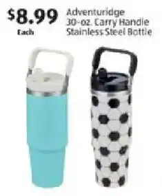 Aldi Adventuridge Carry Handle Stainless Steel Bottle offer