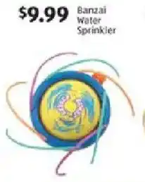 Aldi Banzai Water Sprinkler offer