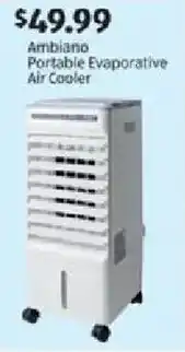 Aldi Ambiano Portable Evaporative Air Cooler offer