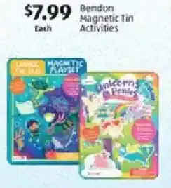 Aldi Bendon Magnetic Tin Activities offer