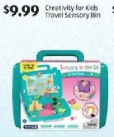 Aldi Creativity for Kids Travel Sensory Bin offer