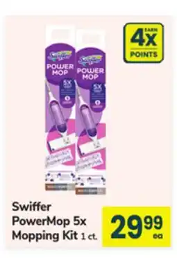 ACME Swiffer PowerMop 5x Mopping Kit offer
