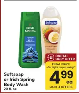 ACME Softsoap or Irish Spring Body Wash offer