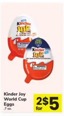 ACME Kinder Joy World Cup Eggs offer