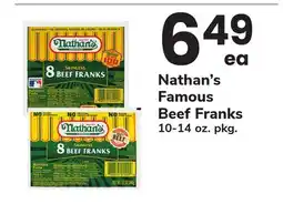 ACME Nathan's Famous Beef Franks offer