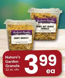 ACME Nature's Garden Granola offer