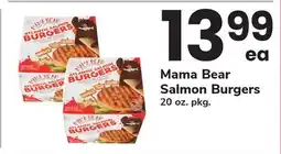 ACME Mama Bear Salmon Burgers offer