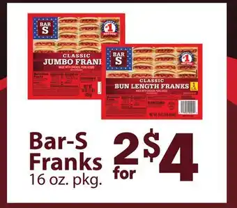 ACME Bar-S Franks offer