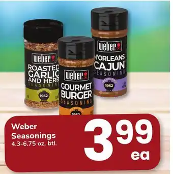 ACME Weber Seasonings offer