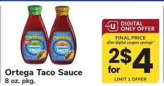 ACME Ortega Taco Sauce offer