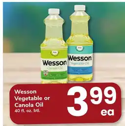 ACME Wesson Vegetable or Canola Oil offer