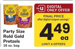 ACME Party Size Rold Gold Pretzels offer