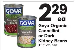 ACME Goya Organic Cannellini or Dark Kidney Beans offer