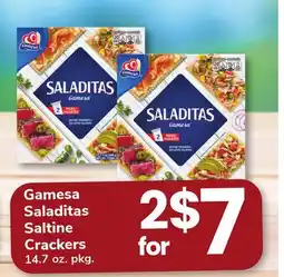 ACME Gamesa Saladitas Saltine Crackers offer