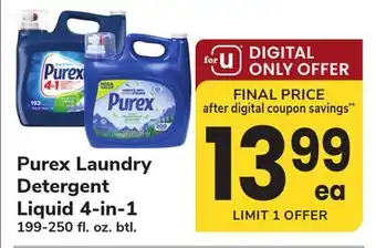 ACME Purex Laundry Detergent Liquid 4-in-1 offer