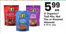 ACME O Organics Trail Mix, Nut Trio or Roasted Almonds offer