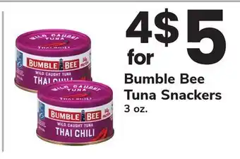ACME Bumble Bee Tuna Snackers offer
