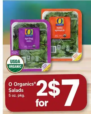 ACME O Organics Salads offer