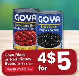 ACME Goya Black or Red Kidney Beans offer