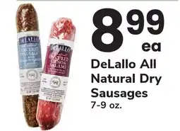 ACME DeLallo All Natural Dry Sausages offer
