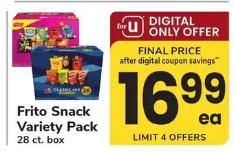 ACME Frito Snack Variety Pack offer