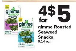 ACME gimme Roasted Seaweed Snacks offer