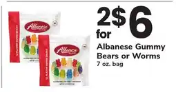 ACME Albanese Gummy Bears or Worms offer