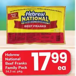 ACME Hebrew National Beef Franks offer