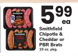 ACME Smithfield Chipotle & Cheddar or PBR Brats offer