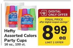 ACME Hefty Assorted Colors Party Cups offer