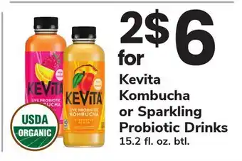 ACME Kevita Kombucha or Sparkling Probiotic Drinks offer