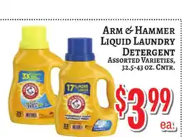 Trade Fair Supermarket ARM & HAMMER LIQUID LAUNDRY DETERGENT offer