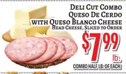 Trade Fair Supermarket DELI CUT COMBO QUESO DE CERDO WITH QUESO BLANCO CHEESE offer