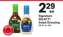 ACME Signature SELECT Salad Dressing offer