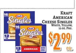 Trade Fair Supermarket KRAFT AMERICAN CHEESE SINGLES offer