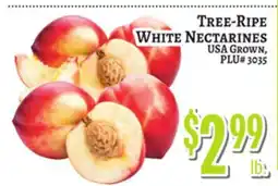 Trade Fair Supermarket TREE-RIPED WHITE NECTARINES offer