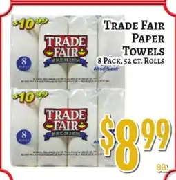 Trade Fair Supermarket TRADE FAIR PAPER TOWELS offer