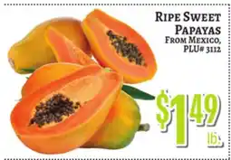 Trade Fair Supermarket RIPE SWEET PAPAYAS offer