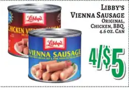 Trade Fair Supermarket LIBBY'S VIENNA SAUSAGE offer