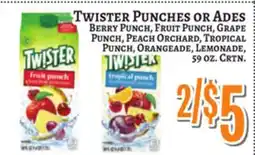 Trade Fair Supermarket TWISTER PUNCHES ORADES offer