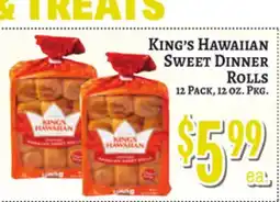 Trade Fair Supermarket King's Hawaiian Sweet Dinner Rolls offer