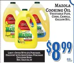 Trade Fair Supermarket MAZOLA COOKING OIL offer